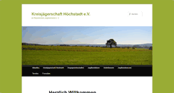 Desktop Screenshot of kreisjaegerschaft-hoechstadt.de