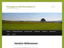 Tablet Screenshot of kreisjaegerschaft-hoechstadt.de